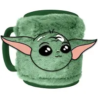 Pyramid Star Wars The Mandalorian Fuzzy Tasse Grogu, Tasse, Vert