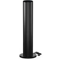 Blumfeldt SmartFlow Tower 700 W Radiateur infrarouge – chauffage 360°, WiFi & contrôle par appli, thermostat, verrouillage parental, minuterie programmable, IP44, noir, pour les pièces de 7-14m²