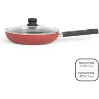 Livoo Poêle en Silicone Rouge Livoo Ø 26 cm