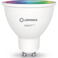 Ledvance Smart+ Wifi GU10 Spot 5W 350lm 45D - 827-865 Variable Blanc | RGBW - Dimmable - Équivalent 50W