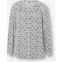 HEINE Chemisier noir / blanc