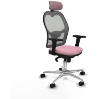 Piqueras Y Crespo Chaise de bureau avec appui-tête 2D086N2 Rosa