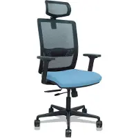Piqueras Y Crespo Bali Traslack Axes 2d Arms Ergonomic Office Chair Bleu