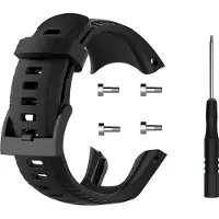 INF Bracelet de montre en silicone Black Suunto 5