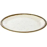 Aps Assiette "STONE ART, Assiettes, Blanc