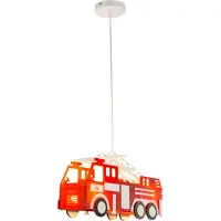 Globo Lampe suspendue Kita Rouge de camion de pompiers