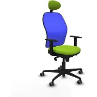 Piqueras Y Crespo Chaise de bureau avec appui-tête Jorquera 1D036G1 couleur pistache