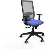 Piqueras Y Crespo Chaise de bureau 1D066G0 Bleu clair