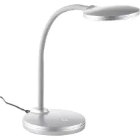 Globo Lampe de bureau à LED Carmen Gris argenté