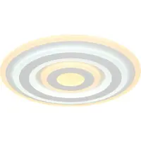 Globo Lighting Plafonnier métal blanc mat, LED