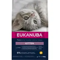 Eukanuba Kitten Healthy Start - Poulet & Foie pour chatons pour favoriser le développement du cerveau - 10 kg