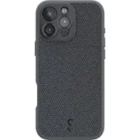 ShiftCam Coque pour iPhone 16 Pro Max, tissu gris foncé