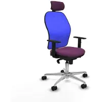 Piqueras Y Crespo Chaise de bureau avec appui-tête 1D086N2 Lila