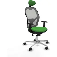 Piqueras Y Crespo Chaise de bureau avec appui-tête Jorquera 1D086N1 vert