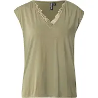 Pieces T-shirt à Manches Courtes Kamala Lace