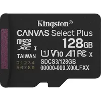 Kingston Technology 128GB micSDXC Canvas Select Plus Gen3 150R A1 (Adaptateur SD non inclus)