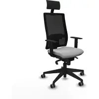 Piqueras Y Crespo Chaise de Bureau Piqueras y Crespo 1D066G1 Grise Clair