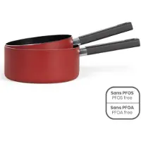 Livoo Set 2 casseroles aluminium 18 / 20 cm - - MEP154R -