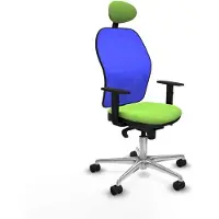 Piqueras Y Crespo Chaise de bureau avec appui-tête Jorquera 1D086N1 couleur pistache