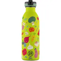 24Bottles Gourdes 'Kids Urban' pomme / fuchsia / rouge / blanc