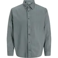 Jack & Jones Charge Faded Long Sleeve Shirt Gris S Homme