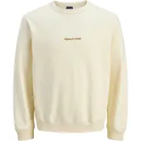 Jack & Jones Sweat-shirt 'JORNORREBRO' caramel / blanc cassé