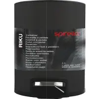 Spirella Poubelle , 3 litres, en acier inoxydable, avec seau intérieur "Riku", pour salle de bain
