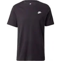 Nike T-Shirt 'Club' noir / blanc