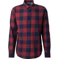 Jack & Jones Chemise bleu foncé / lie de vin