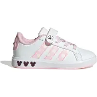 Adidas Chaussure de sport 'Disney Minnie Mouse Grand Court' beige / aubergine / rose / blanc
