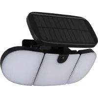 Globo Lampe murale noire Torqen Solaire