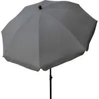 Aktive Umbrella With Uv Protection 240 Cm Gris