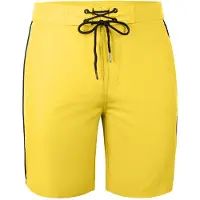 Yeaz Shorts de bain 'Davey' citron / noir / blanc