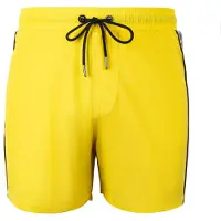 Yeaz Shorts de bain 'Seatbeat' jaune / noir / blanc cassé