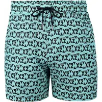 Yeaz Shorts de bain 'Seashey' turquoise / noir