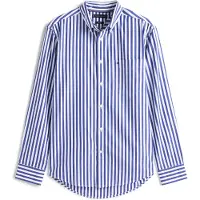 Tommy Hilfiger Chemise Coupe Standard Th Flex À Rayures Flex Poplin Bold Stripe Shirt/Wedge Blue / Stripe - Xl