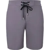 Yeaz Shorts de bain 'Davey' gris foncé / blanc
