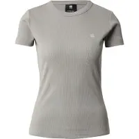 G-Star T-shirt Rib Cap Sleeve - Gris - Femmes