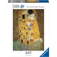 Ravensburger Puzzle - - Le baiser de Klimt - 1500 pièces - 80 x 60 cm - Biographie incluse