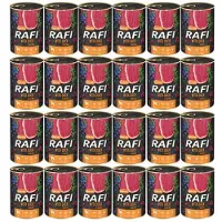 Rafi DOLINA NOTECI Duck - Nourriture humide avec canard pour chiens adultes - 24x400 g