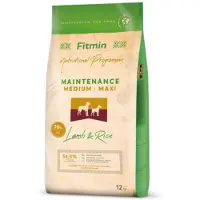 Fitmin dog medium maxi lamb rice 12 kg