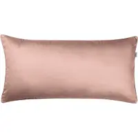 Schöner Wohnen Kollektion Schöner Wohnen Taie d'oreiller en satin simple Pure Couleur rose Taille 40x80cm