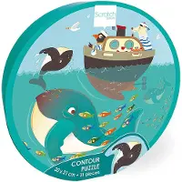 Scratch puzzle de Walvissen junior 30 x 21cm carton 31 pièces