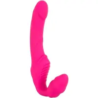 Strapless Strap-On You2Toys - Double2Teaser - gode ceinture vibrant sans harnais (rose)