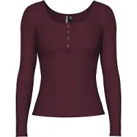 Pieces T-shirt 'PCKitte' lie de vin