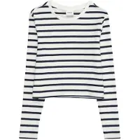 s.Oliver T-Shirt marine / blanc