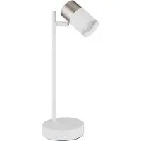 Globo Lampe de table 57851T BRISBON GU10 5 W blanc/nickel mat