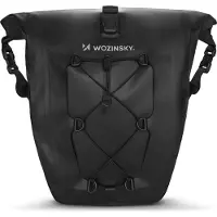 Wozinsky Waterproof Bike Bag Luggage Carrying Bag 25L Black (Wbb24Bk)