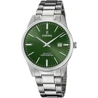 Festina Montre à affichage analogique vert