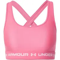 Under Armour Crossback Medium Support Sports Top Rose XS Femme